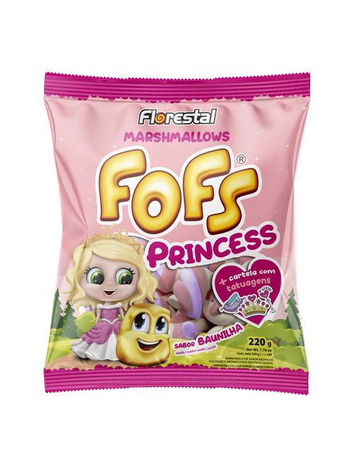Marshmallow Fofs Torção Princess 220g - Florestal
