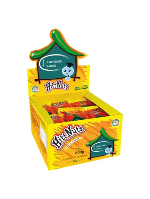 Paçoca Quadrada c/30 - Hittnuts