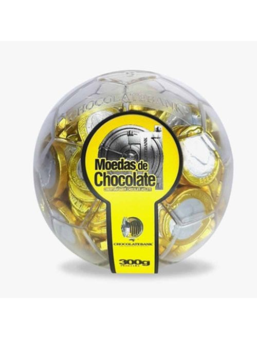 Moedas de Chocolate Bola 300g - Chocolatebank