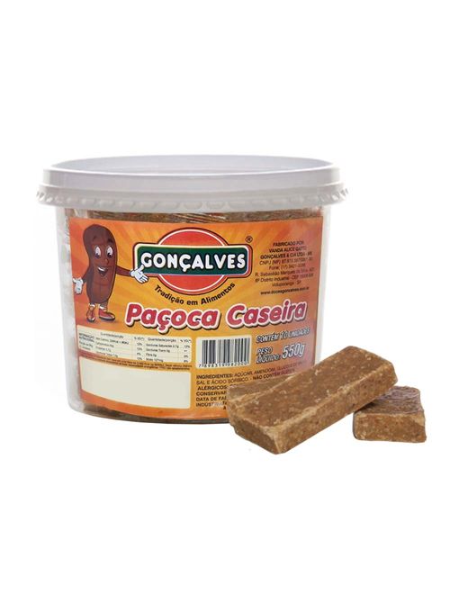 Mini Paçoca Caseira 550g - Gonçalves