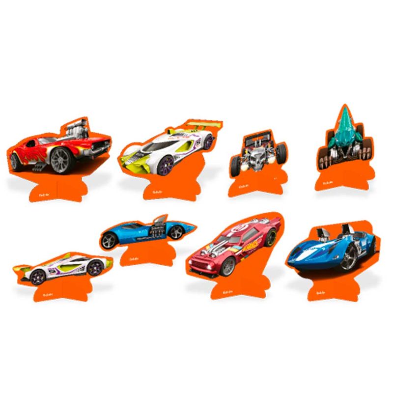 Hot-Wheels-Decoracao-de-Mesa-c-8---Festcolor