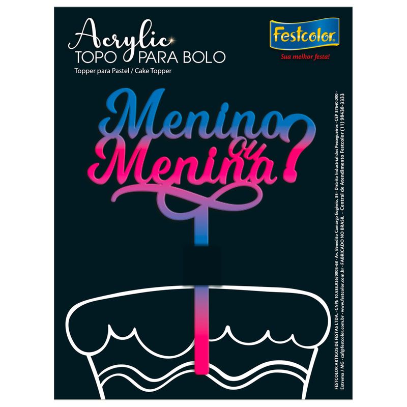 Topo-Acrylic-Menino-Menina-Bicolor---Festcolor