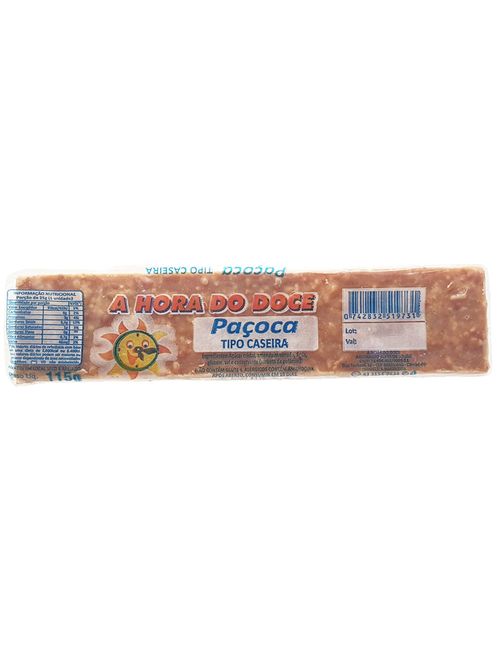Paçoca Caseira 115g - A Hora do Doce