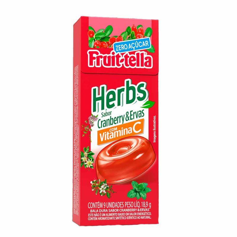 Bala-Dura-Fruit-tella-Herbs-Zero-Acucar-Cranberry-e-Ervas-Unidade---Perfetti