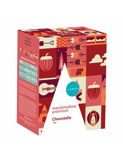 Marshmallow Recheio Nutella 100g - S Marsh