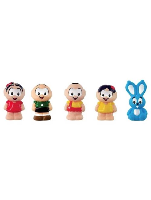 Ovo Médio com Dedoches de Vinil c/5 Turma da Mônica - Lider