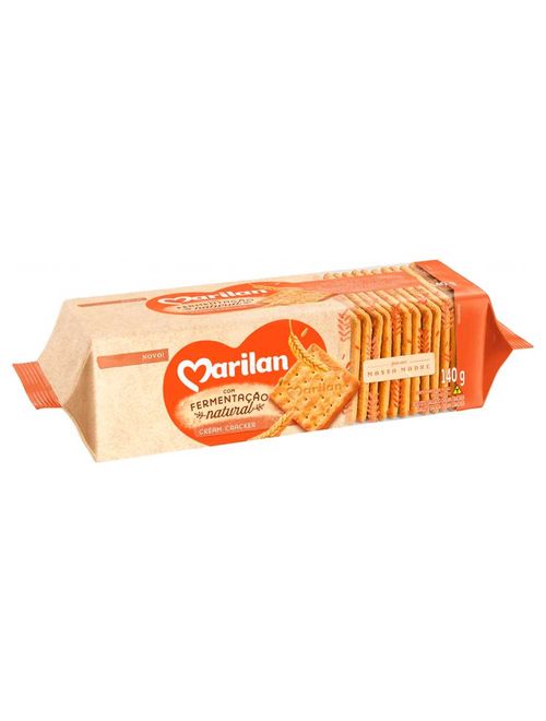 Biscoito Cream Cracker Fermentação Natural 140g - Marilan