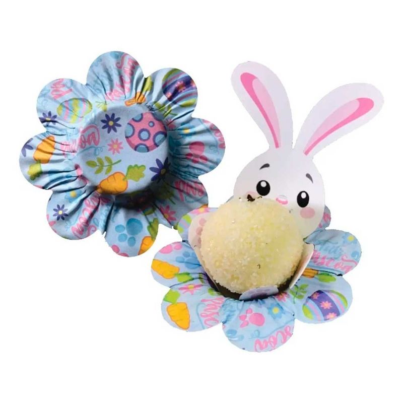Forminha-Decorativa-para-Doces-Pascoa-Coelho-Sweet-Flower-c-30---Piffer