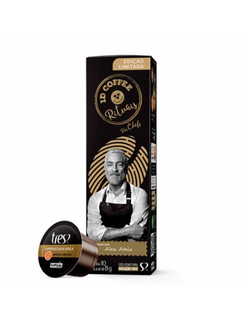 Cápsula Café Espresso Alex Atala c/10 - Três Corações