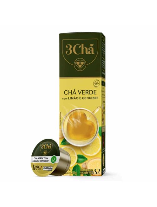 Cápsula Chá Limão Gengibre c/10 - Três Corações