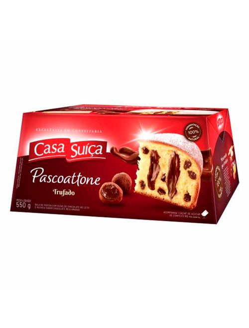 Pascoattone Recheado Trufado 550g - Casa Suíça
