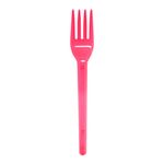 Garfo-Plastico-Sobremesa-Neon-Rosa-c-50---Bello