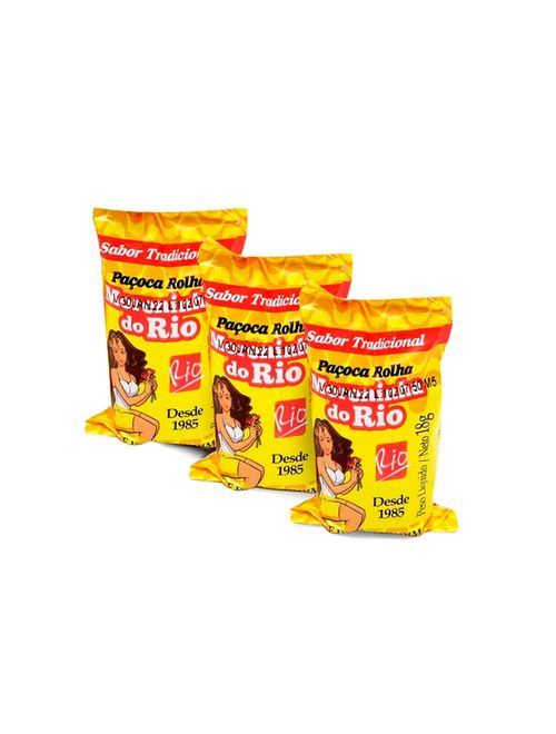 Paçoca Rolha Embalada 300g - Moreninha do Rio