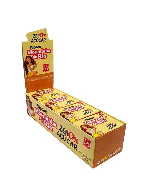 Paçoca Zero Açúcar c/12 - Moreninha do Rio