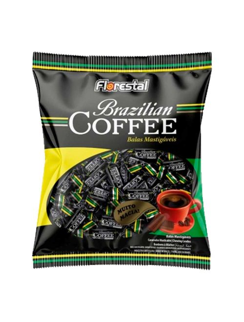 Bala Mastigável Café Brazilian Coffee 500g - Florestal
