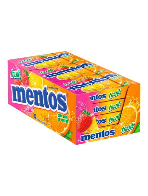 Bala Mentos Slim Box Frutas Sortida c/12 - Perfetti