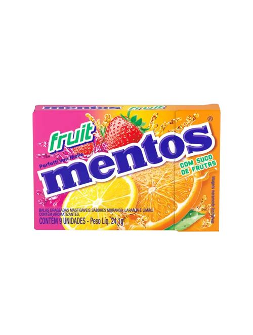 Bala Mentos Slim Box Frutas Sortida c/12 - Perfetti
