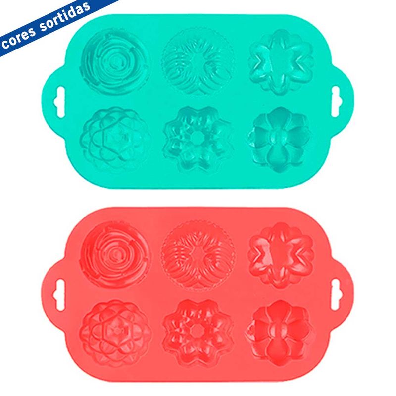 Forma-Cupcake-Flores-Silicone-6-Cavidades-Candy-Un---Zein