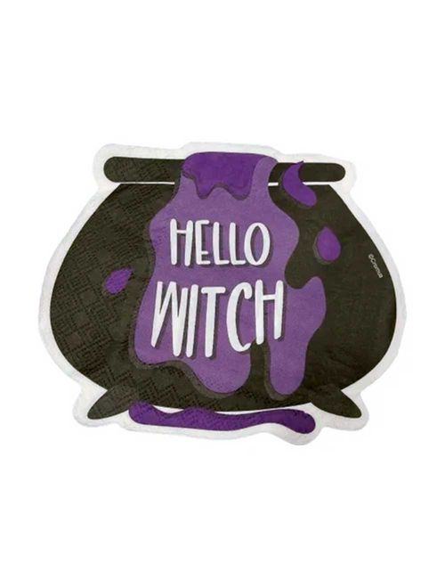 Halloween Guardanapo Caldeirão 32,5x32,5cm c/20 - Cromus