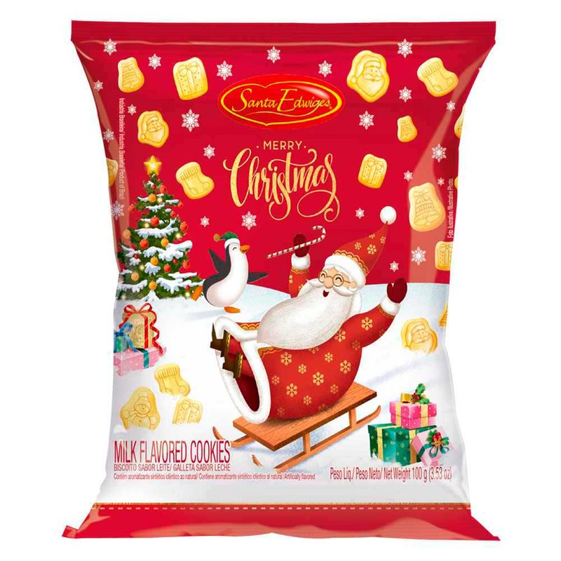 Kit-40-Pacotes-Mini-Biscoitos-Leite-Natal-100g---Santa-Edwiges