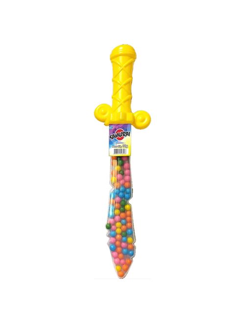 Brinquedo Espada Samurai com Balinhas Un 30g - Candy Toy