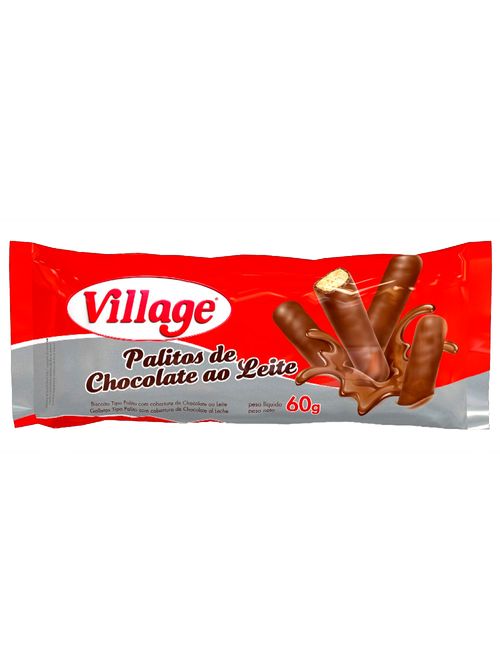Palitinhos de Chocolate ao Leite 60g - Village