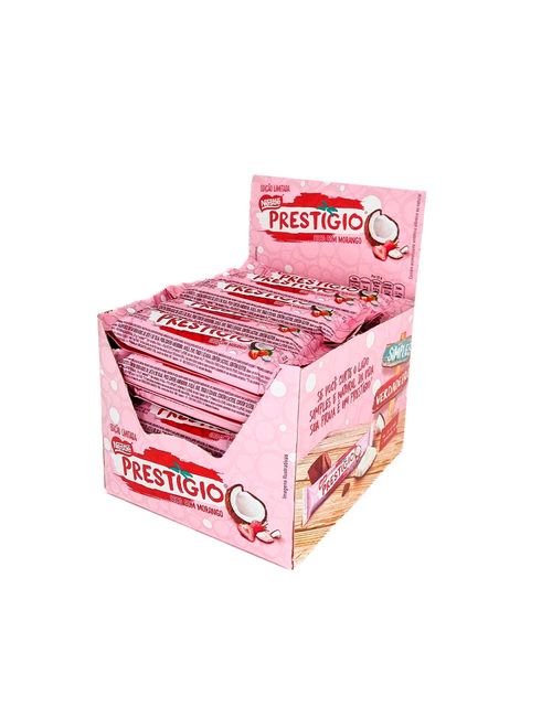 Chocolate Prestígio Coco com Morango 33g c/30 - Nestlé