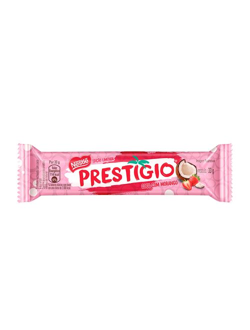 Chocolate Prestígio Coco com Morango 33g c/30 - Nestlé