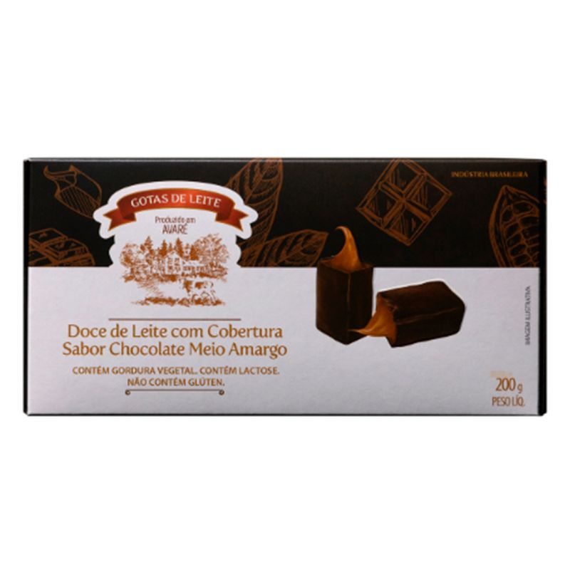 Pingo-de-Leite-Cobertura-Chocolate-Meio-Amargo-Avare-200g---Gotas-de-Leite