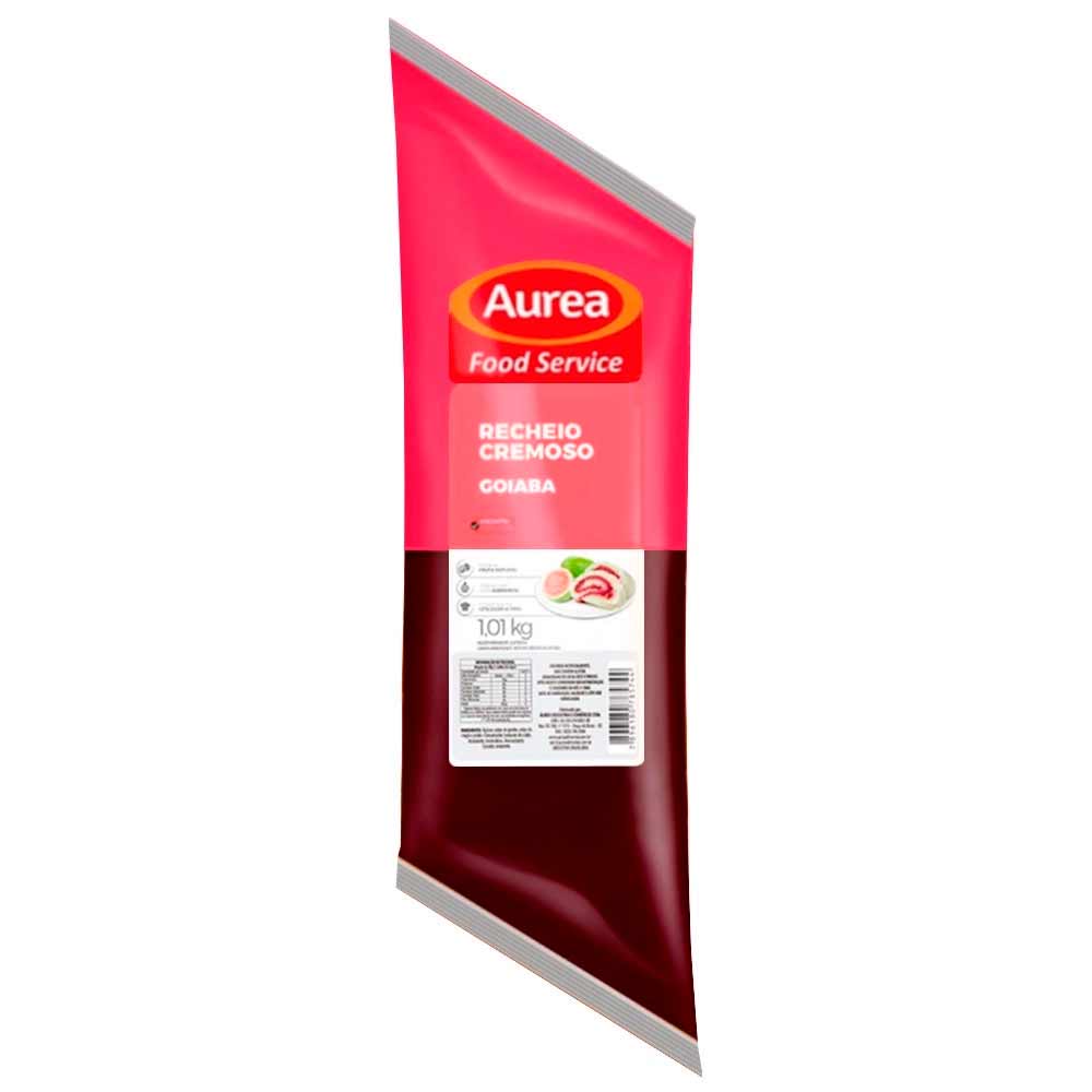 Recheio Cremoso sabor Goiaba 1,01kg - Aurea