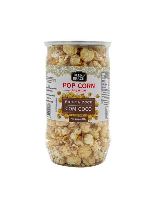 Pipoca Doce Sabor Caramelo com Coco 180g - Blend Brazil