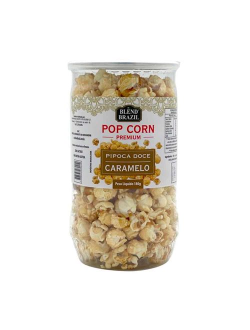 Pipoca Doce Sabor Caramelo 180g - Blend Brazil