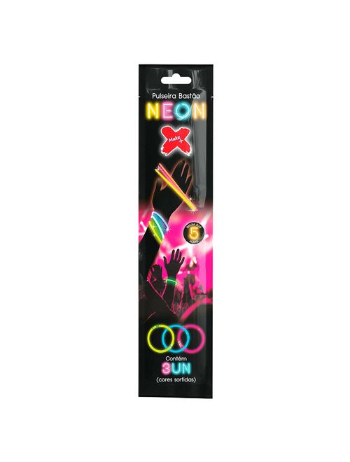 Pulseira Neon Colorida c/3 - Make