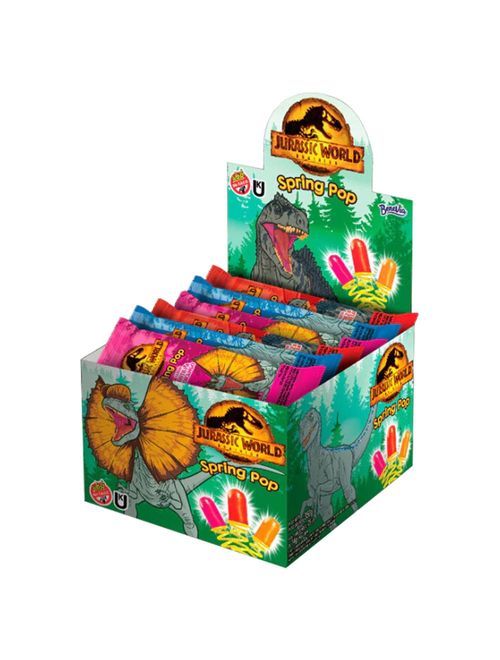 Pirulito Anel Spring Pop Jurassic World c/25
