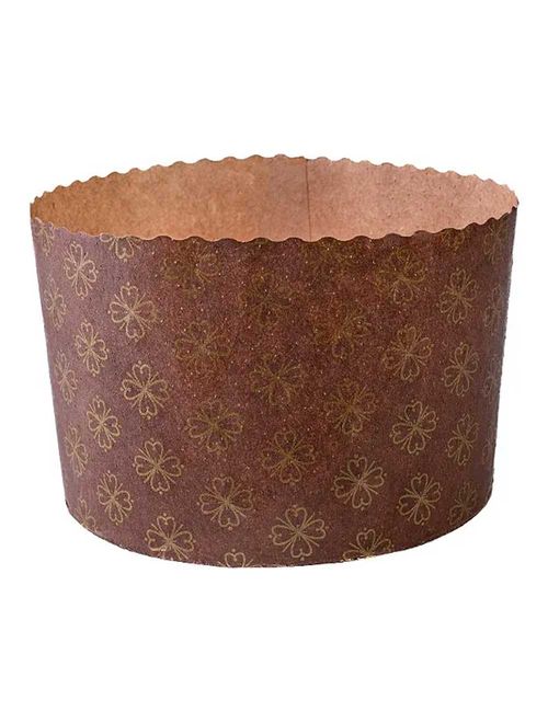 Forma Panetone Marrom 500g c/12 - Sulformas