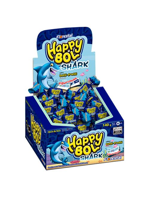 Chiclete Happy Bol Shark Tutti Frutti c/46 - Boavistense