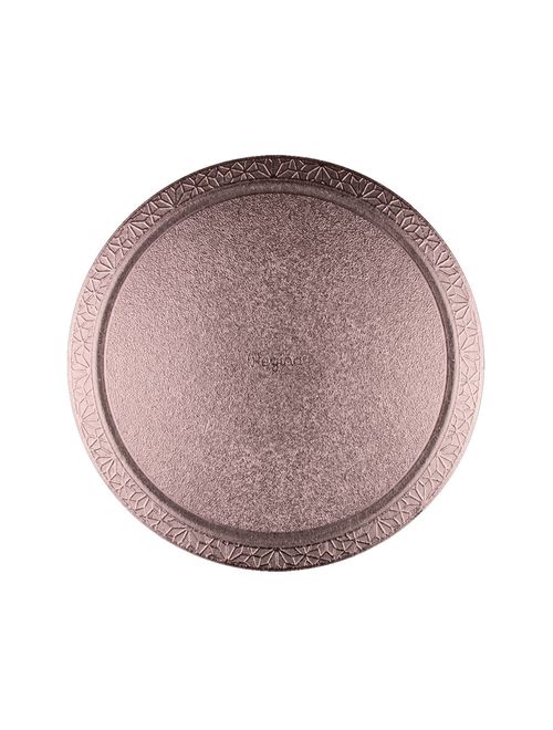 Prato Plano Cake Board Ouro Rosé Redondo 26cm - Regina