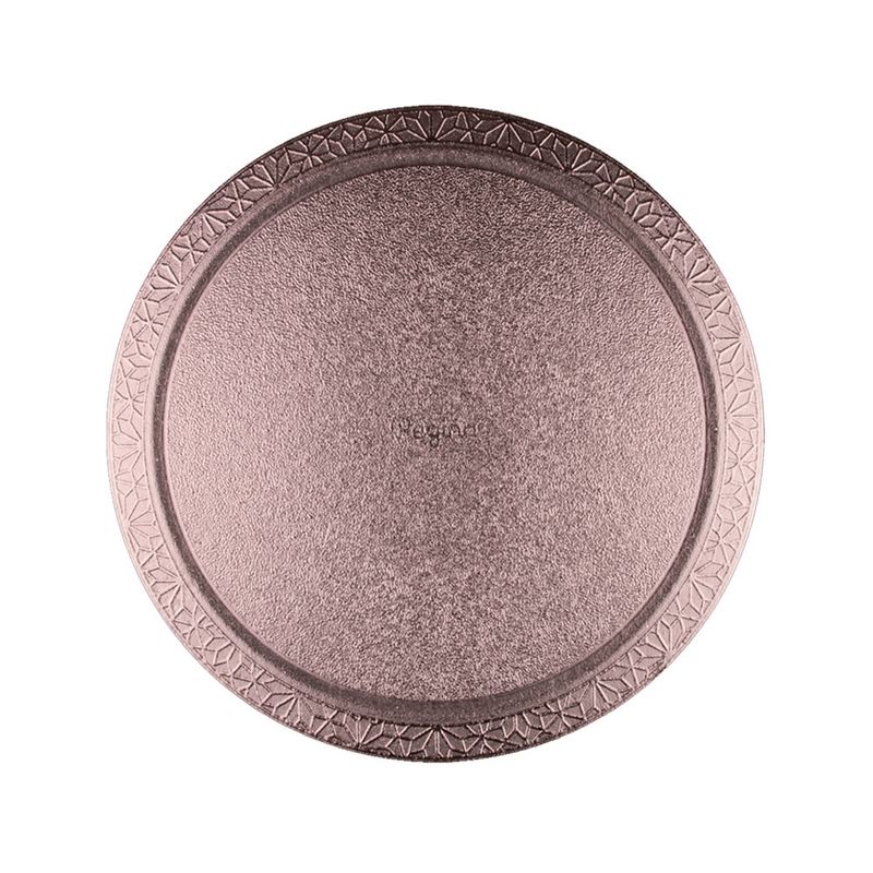 Prato-Plano-Cake-Board-Ouro-Rose-Redondo-26cm---Regina
