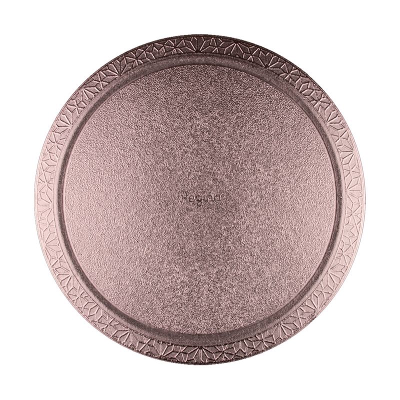 Prato-Plano-Cake-Board-Ouro-Rose-Redondo-28cm---Regina