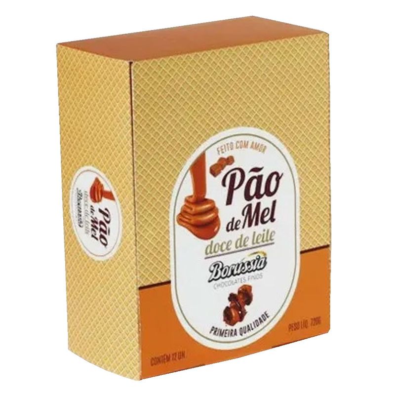 Pão De Mel De Doce De Leite 600g Borussia Doce Malu 4075