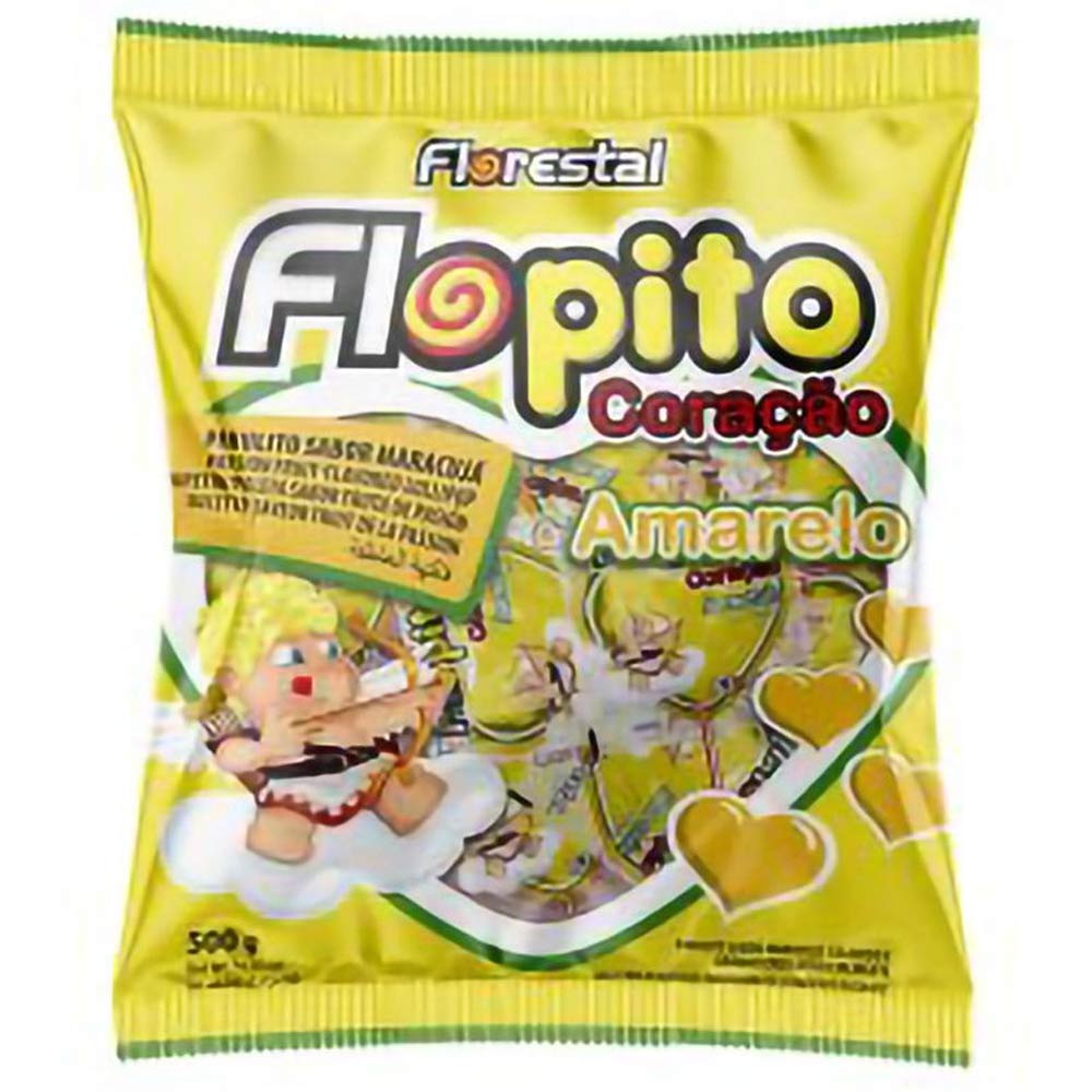 Pirulito Baby Coração Tutti Frutti 200g Florestal - Colibri Festas