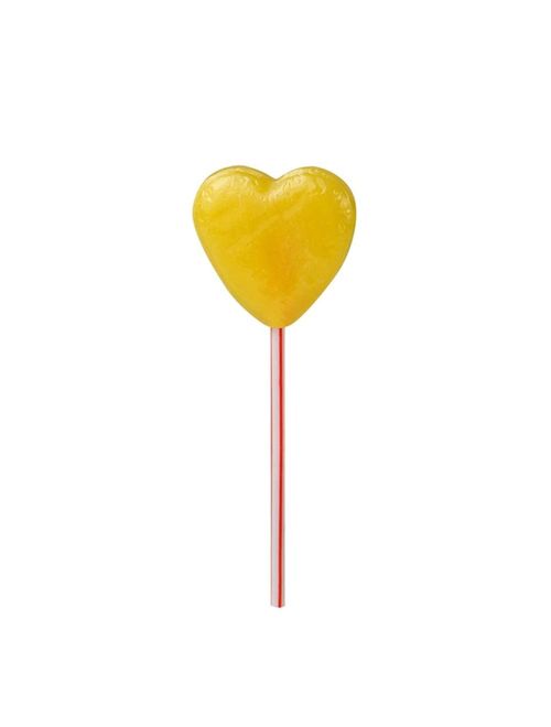 Pirulito Flopito Coração Amarelo Maracujá c/50 - Florestal