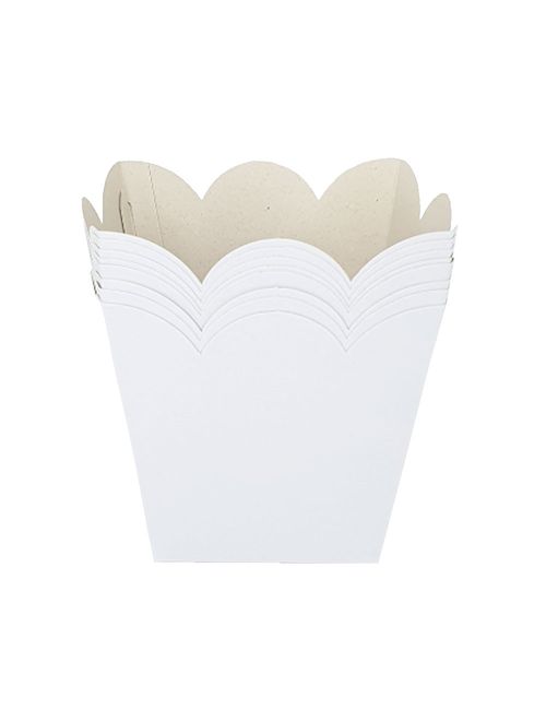 Cachepot Branco Pequeno c/8 - UltraFest