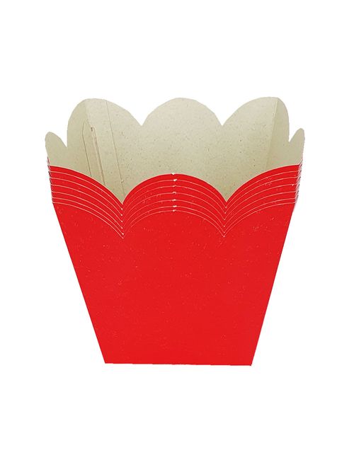 Cachepot Vermelho Pequeno c/8 - UltraFest
