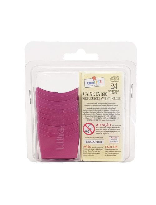 Forminha para Doces Pink c/24 unidades - UltraFest