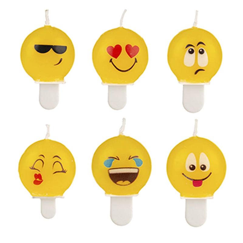 Vela-Redonda-Emoji-c-6---Silver-Festas