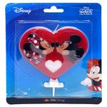 Vela-Decorativa-Mickey-e-Minnie-Coracao-Unidade---Silver-Festas