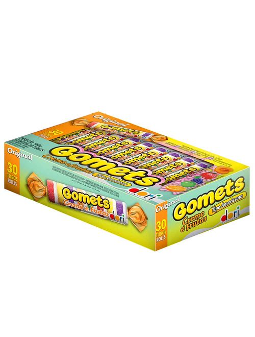 Bala de Goma Gomets Creme e Frutas c/30 - Dori