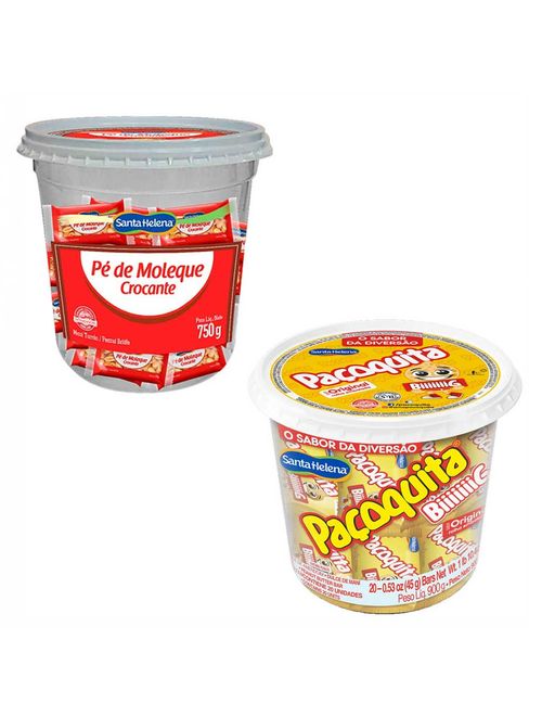 Kit Pé de Moleque + Paçoquita - Santa Helena