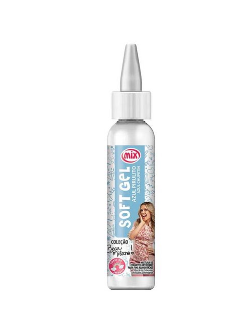 Corante Soft Gel Coleção Beca Milano Azul Pirulito 25g - Mix